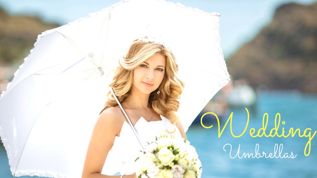 Add A Fairy Tale Charm To Your Wedding Day With Personalized Wedding Umbrellas