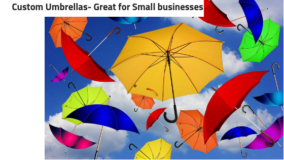 Logo Umbrellas- Great for Small business promotions