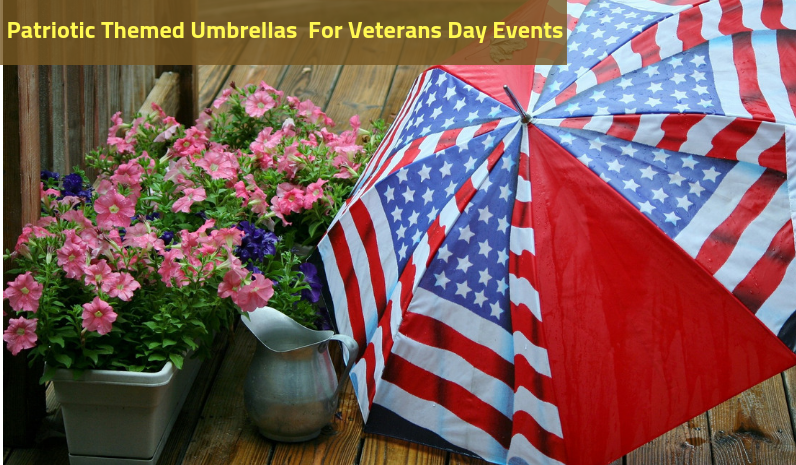 Patriotic Themed Umbrellas – Great Gift Choices For Veterans Day Events